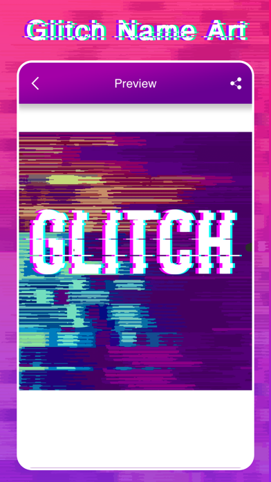 Glitch Effect Name Art screenshot 4