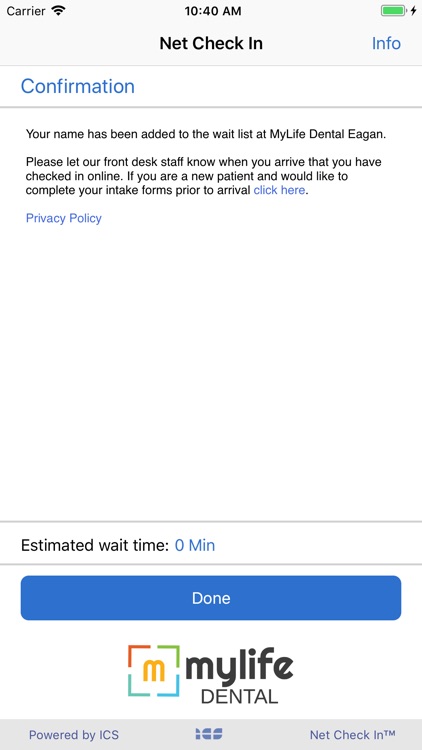 Net Check In - mylife DENTAL screenshot-3