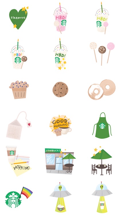 Starbucks Stickers screenshot-4