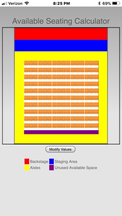 Ballroom Seating Calculator screenshot 3
