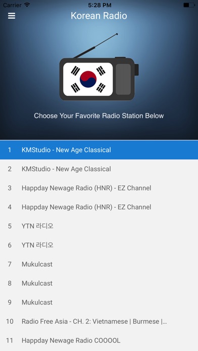 Korea Radio Station: Korean FM screenshot 2