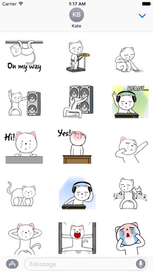 Animated Weird Cat Sticker(圖1)-速報App