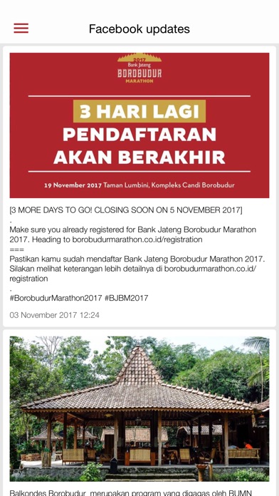 Borobudur Marathon screenshot 2