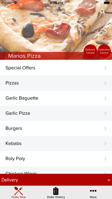 Marios Pizza Cardiff screenshot 2