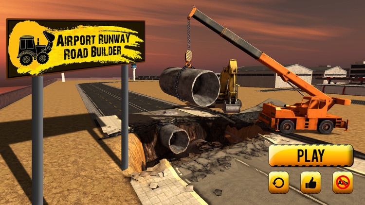 Airport Runway Road Builder - City Simulator 2017 screenshot-0