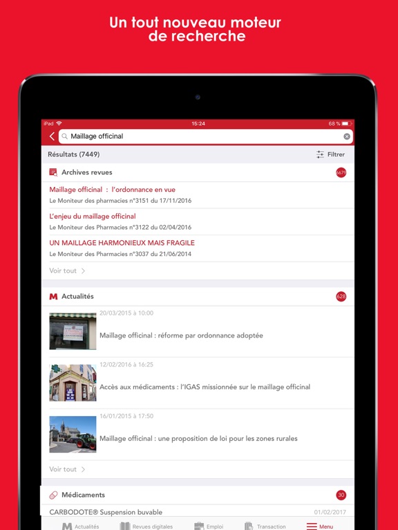 Le Moniteur des pharmacies.fr app: insight & download.