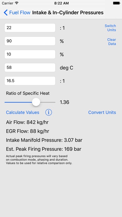Engine Performance Calculator screenshot 4