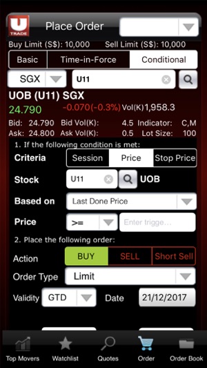Uob kay hian internet trading system