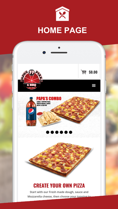 How to cancel & delete Papa's Pizza & BBQ from iphone & ipad 1