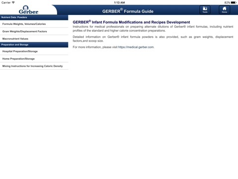 Gerber® Formula Guide screenshot 4