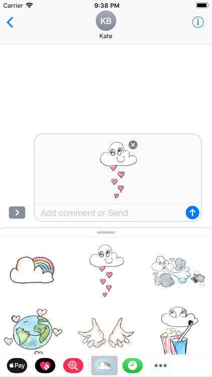 Dream Stickers - Happy Cloud