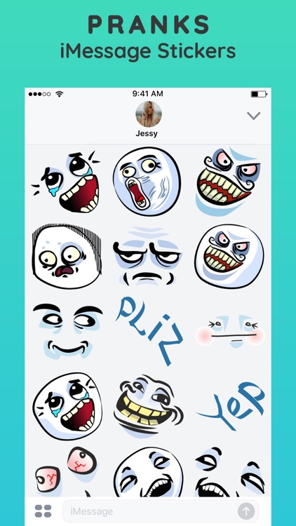 Meme Stickers for iMessage App