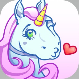 Unicorn Emojis Sticker Pack