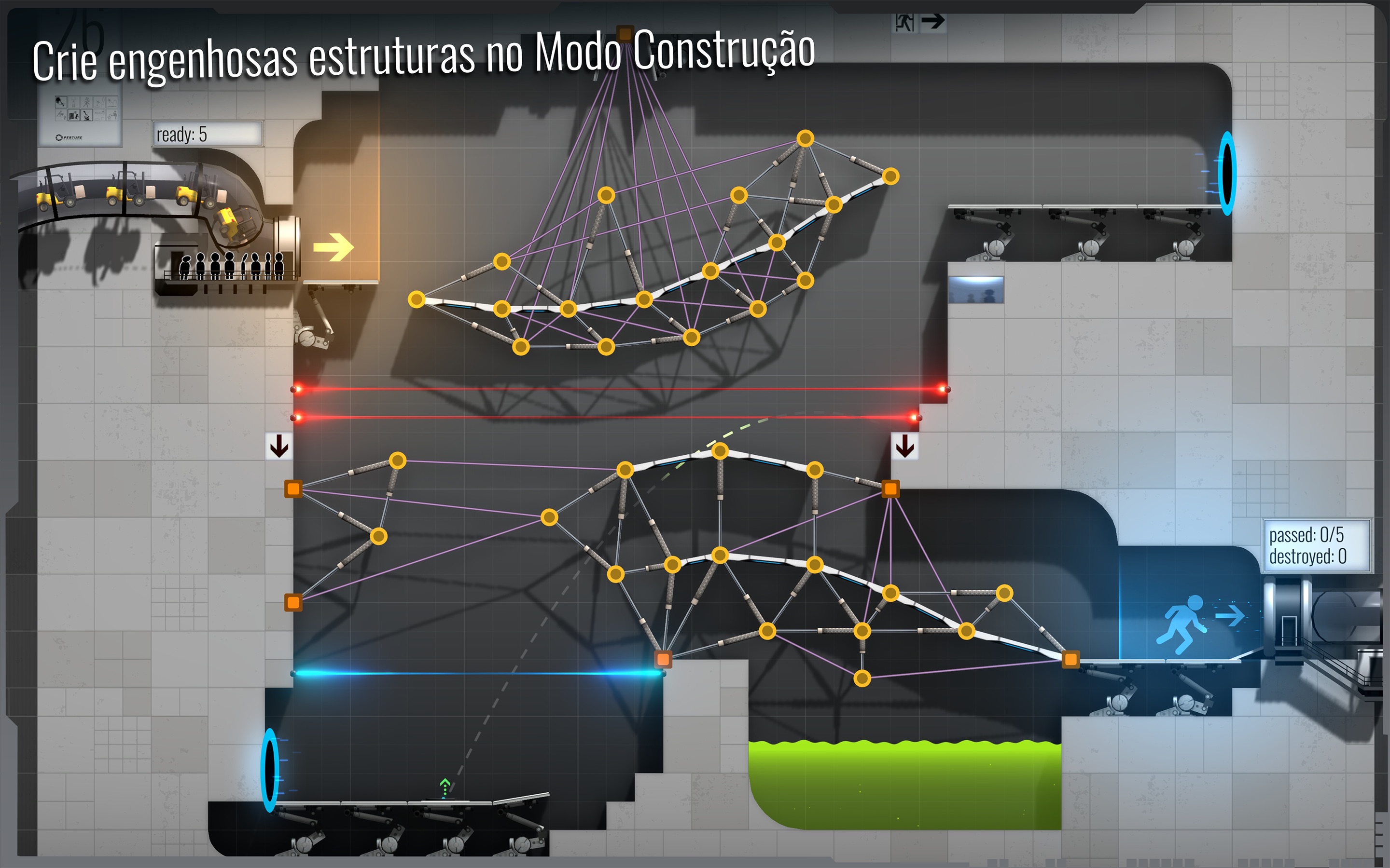 Screenshot do app Bridge Constructor Portal