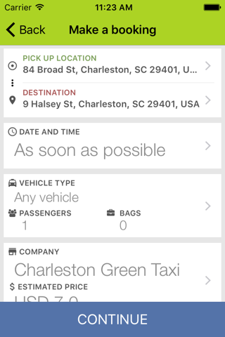 Charleston Green Taxi screenshot 4