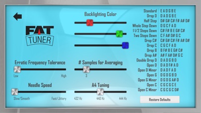 Fat Tuner :: Guitar Tuner screenshot 2