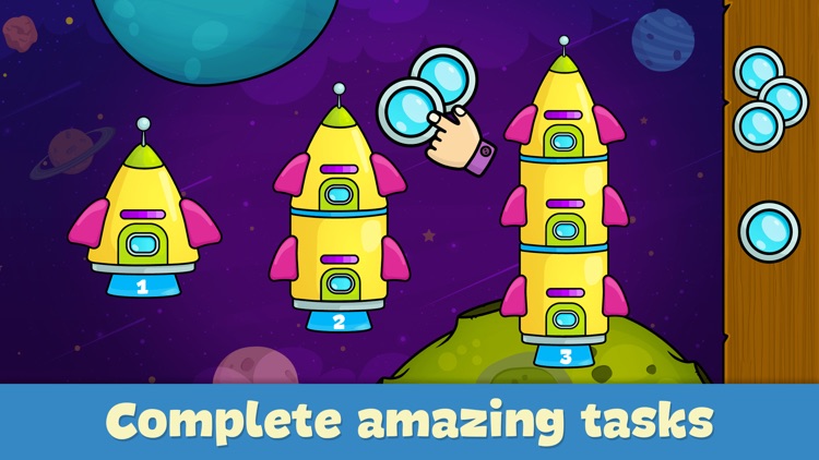 Kindergarten learning games 2+