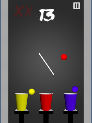 Ball to Cup, game for IOS