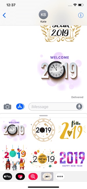 Welcome New Year 2019 Stickers(圖2)-速報App