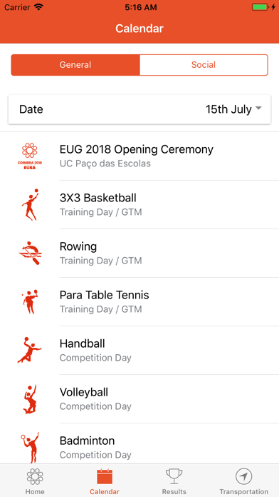 EUG Coimbra 2018 screenshot 2