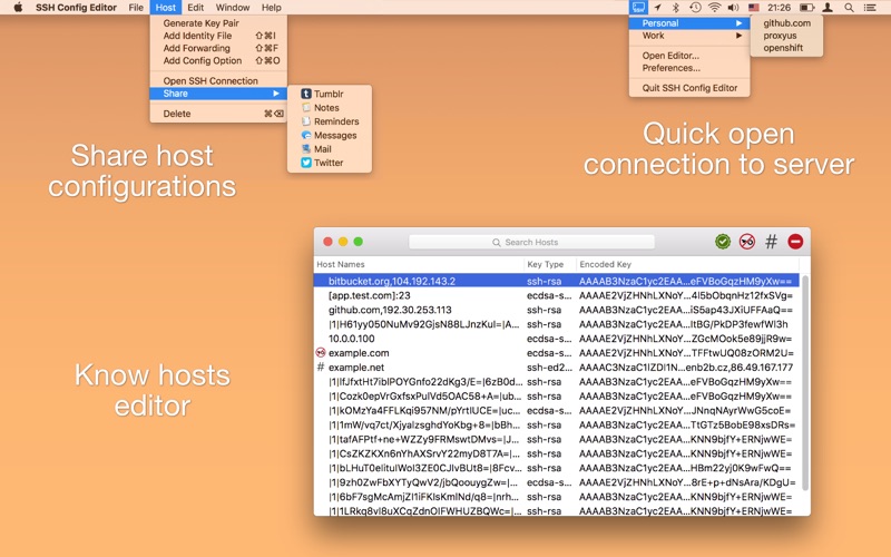 SSH Config Editor Mac 破解版 SSH配置编辑器