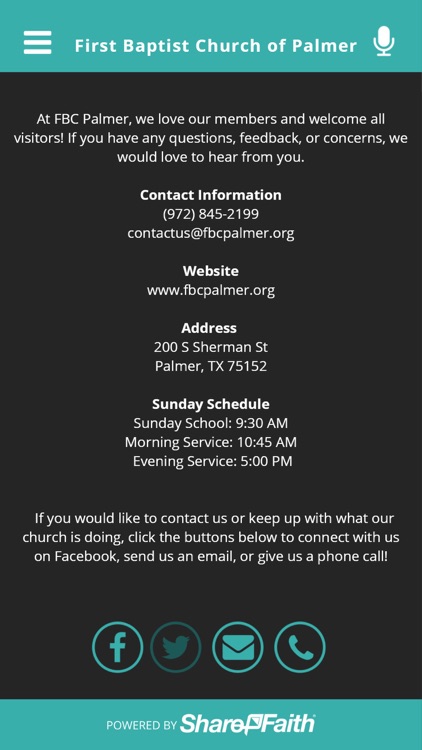 FBC Palmer, Texas