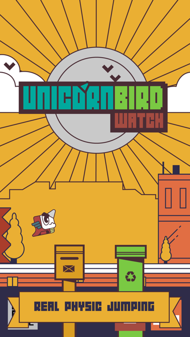 Unicorn Bird Watch: retro jumpのおすすめ画像1