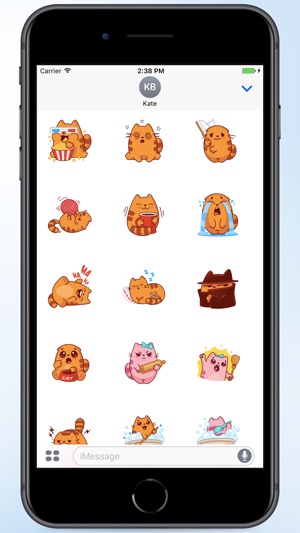 Oval Cat Stickers(圖1)-速報App