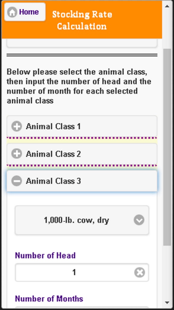 【图】NDSU Grazing Calculator(截图2) 【图】NDSU Grazing Calculator(截图2)