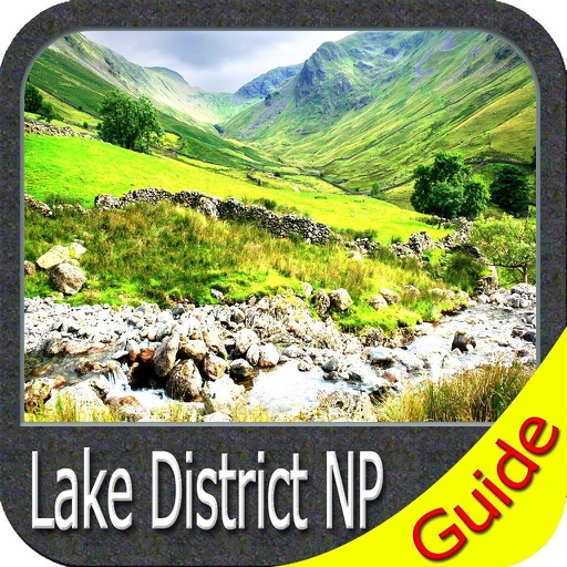 The Lake District National Park  GPS Map Navigator icon