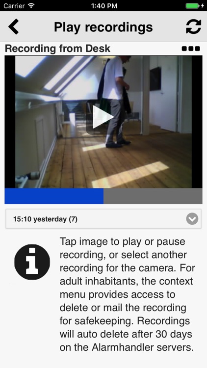 Alarmhandler security system