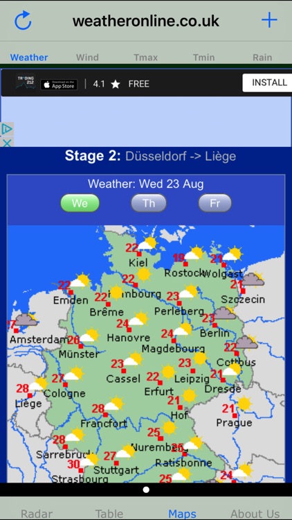 Météo Tour France