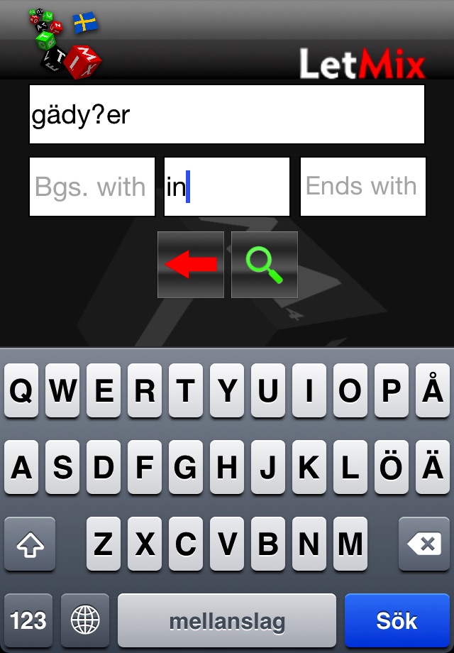 LetMix for Wordfeud (Swedish) screenshot 3