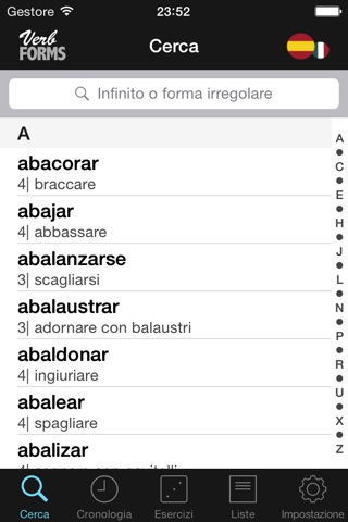 VerbForms Español screenshot 2