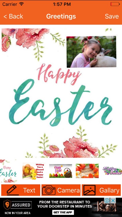 Easter Greetings Card Framer screenshot-3