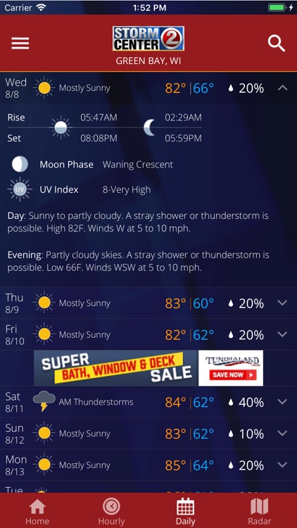WBAY WEATHER - StormCenter 2 screenshot-3