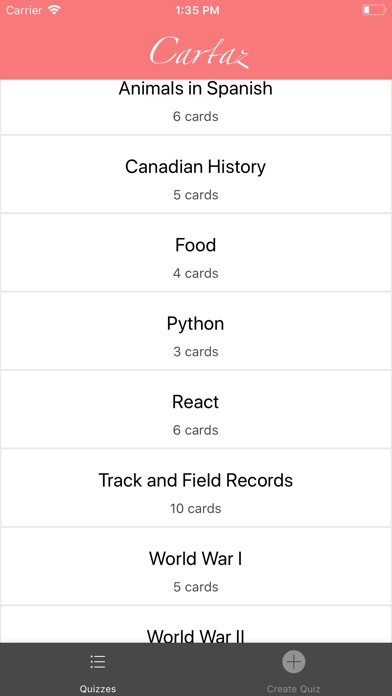 Cartaz Flashcards screenshot 2
