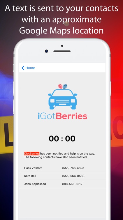 iGotBerries- One Call, Instant Attorney, DWI SOS screenshot-4