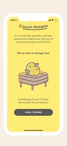 Imágen 2 Couch Potato – Sit Tracker iphone
