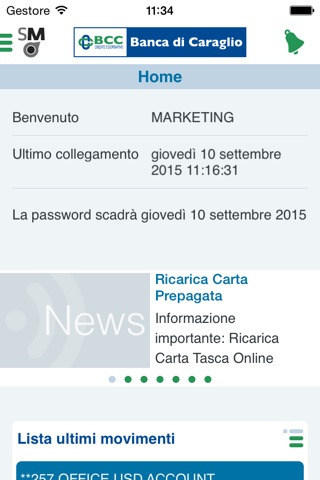 BCC Caraglio screenshot 3