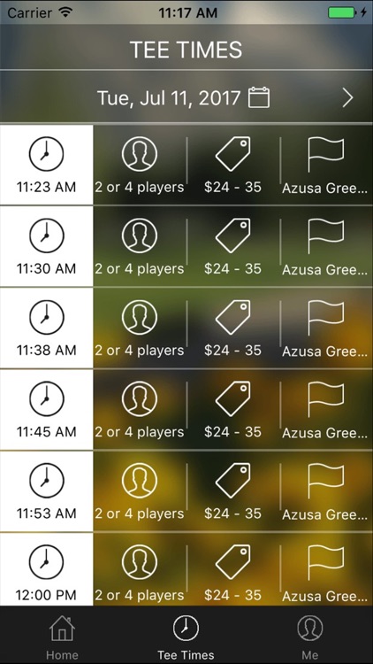 Azusa Greens Golf Tee Times