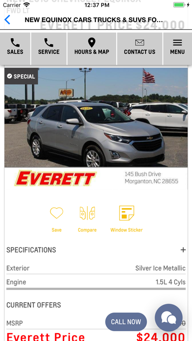 Everett Chevrolet of Morganton screenshot 4