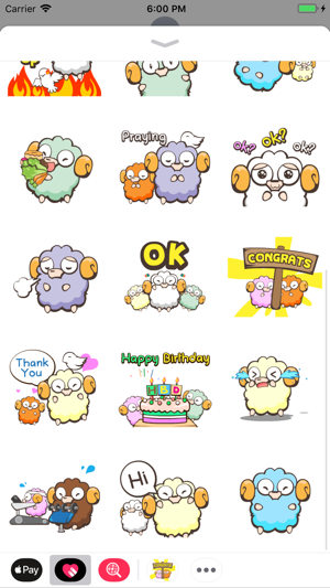 Stuffed Sheep Stickers Pack(圖3)-速報App