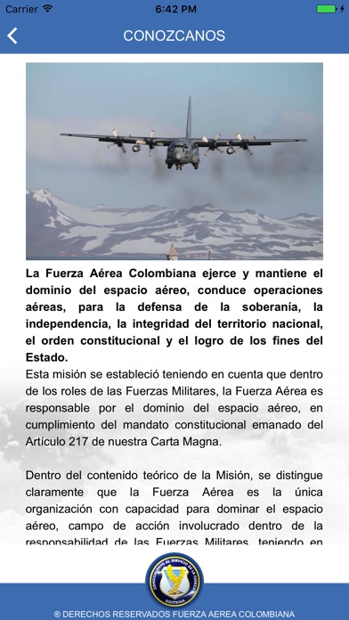 Doctrina Fuerza Aérea Colombia screenshot 4