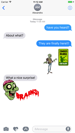 Zombify Me Now! Zombie Emoji Stickers(圖3)-速報App