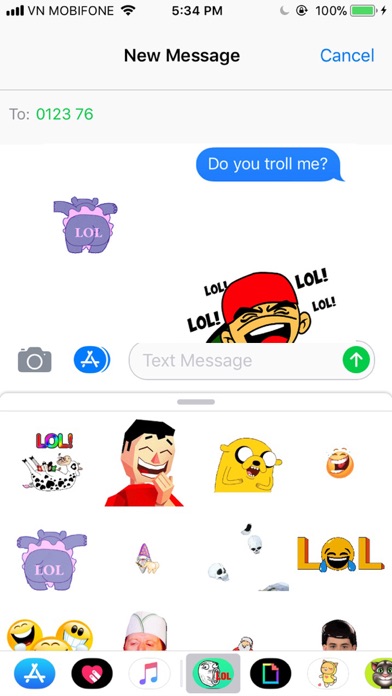 Lol animated Stickers screenshot 4