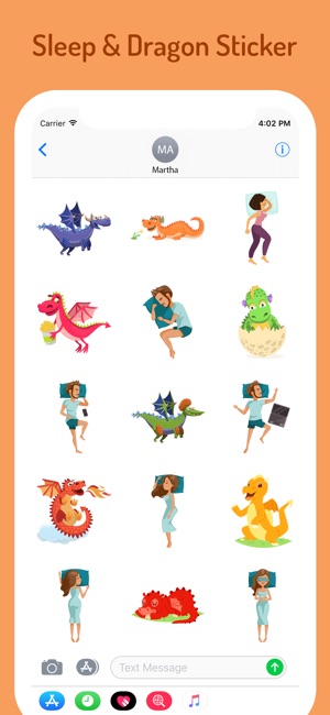 Sleeping Dragon Stickers(圖2)-速報App