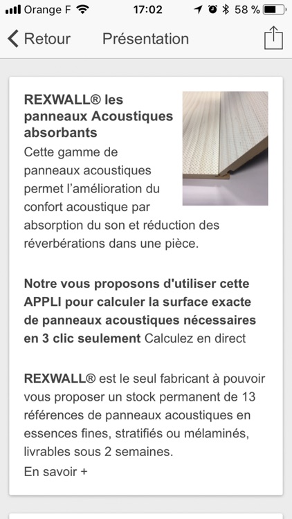 REXWALL ® Acoustique