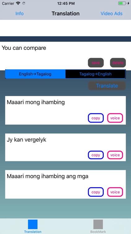 Tagalog tagalog translate to english to English to