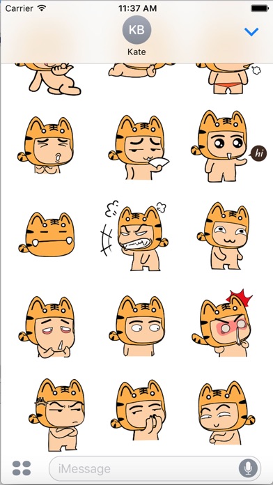 BoTi Tiger: Animated Stickers & GIFs screenshot 2